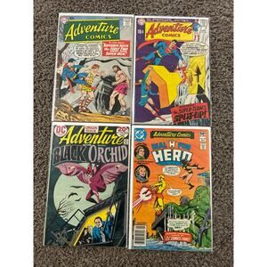 Adventure Comics #257, 382, 428, 481, (1959-81 DC) Lot of 4 - 1 Key Black Orchid